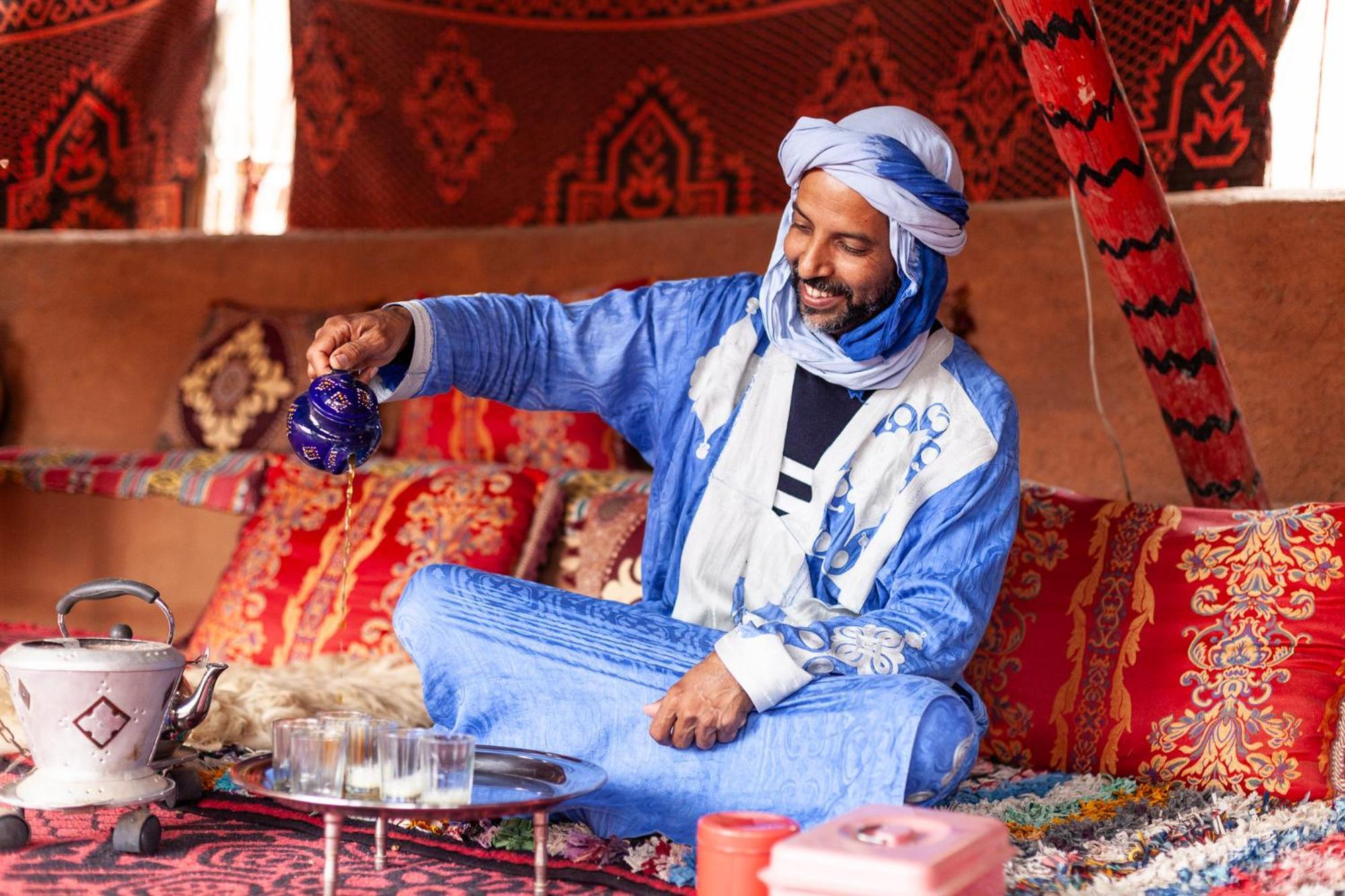 La Maison De L'Homme Bleu Tighmert Bagian luar foto